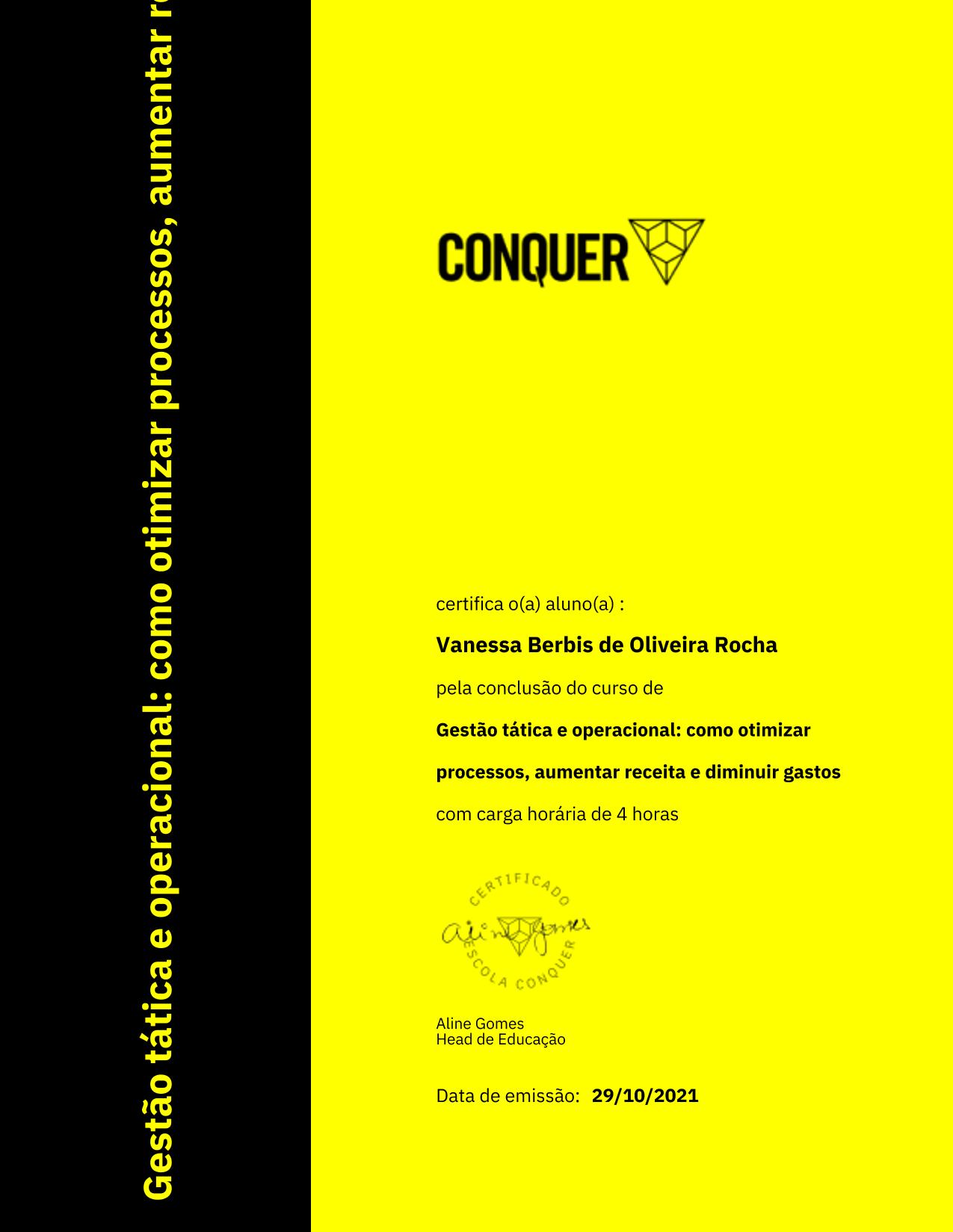 Certificado de Gestão tática e operacional: como otimizar processos, aumentar receita e diminuir gastos